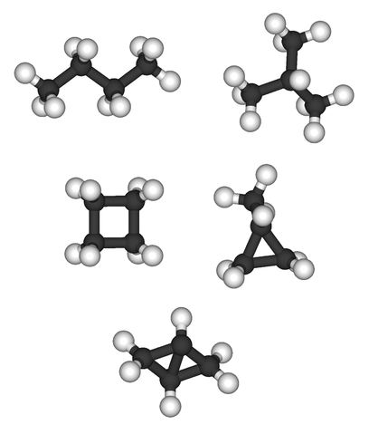 File:Saturated C4 hydrocarbons ball-and-stick.png