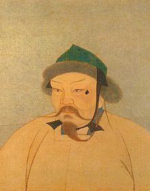 Painting of &Ouml;gedei Khan