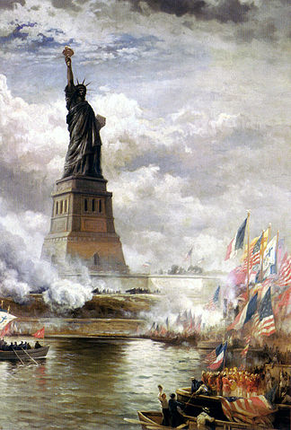 File:EdwardMoran-UnveilingTheStatueofLiberty1886Large.jpg