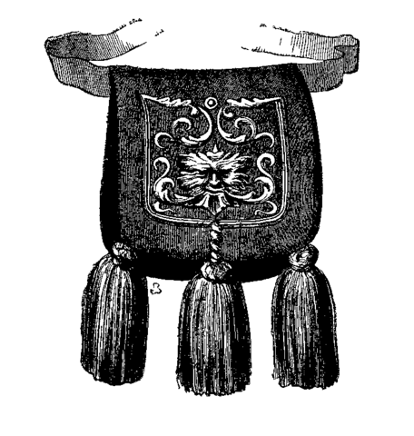 File:Alms Bag taken from some Tapestry in Orleans Fifteenth Century.png