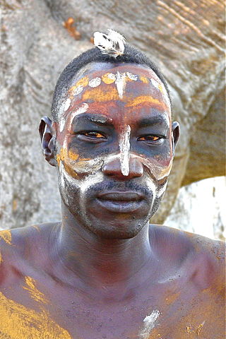 File:Nuba man body painting.jpg