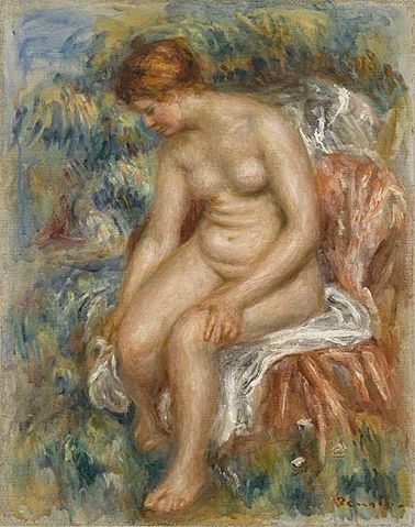 File:Pierre-Auguste Renoir - Baigneuse assise s'essuyant une jambe.jpg