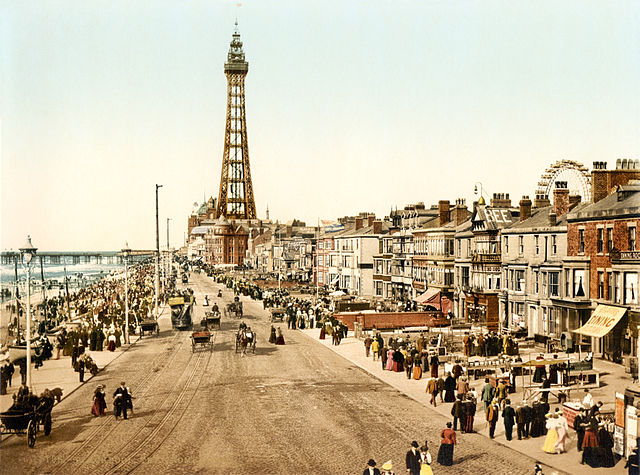 File:The promenade, Blackpool, Lancashire, England, ca. 1898.jpg