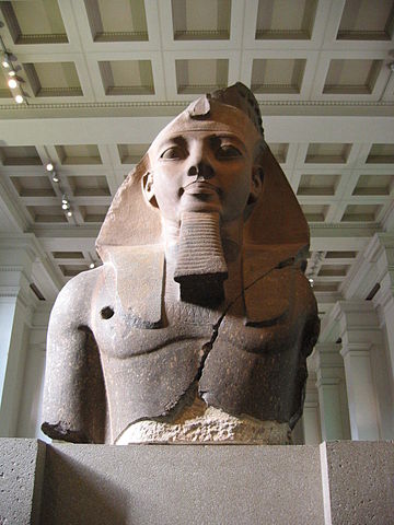 File:BM, AES Egyptian Sulpture ~ Colossal bust of Ramesses II, the 'Younger Memnon' (1250 BC) (Room 4).jpg