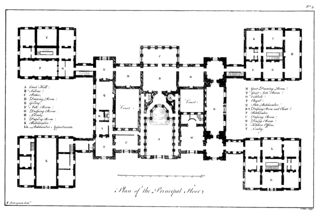 File:Plan of Holkham Hall.png