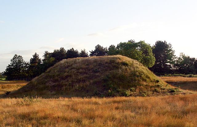 File:Sutton Hoo Burial Mound cleaned.jpg