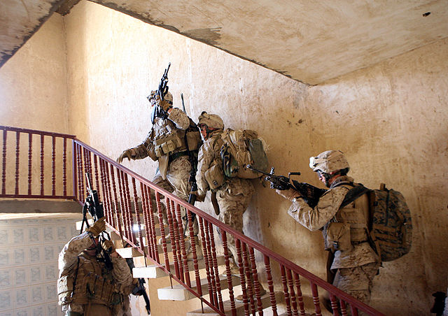 File:L company 3rd Battalion 3rd Marines search house.jpg