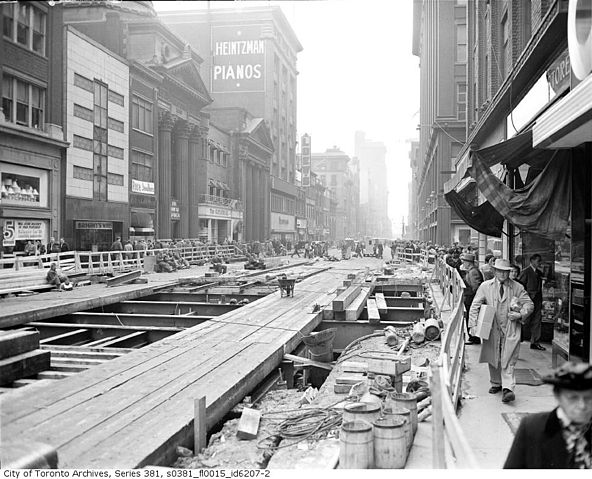 File:1949 Toronto TTC YongeSubwayConstruction1.jpg