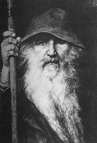 File:Georg von Rosen - Oden som vandringsman, 1886 (Odin, the Wanderer).jpg