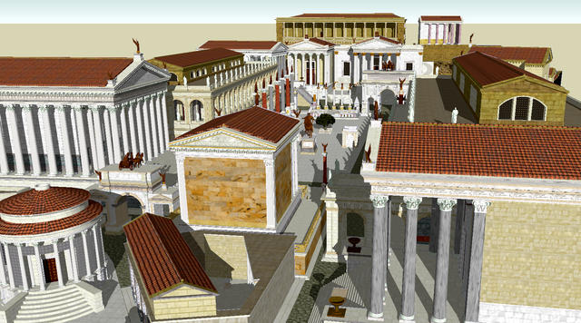 File:Roman forum sketch up model.png