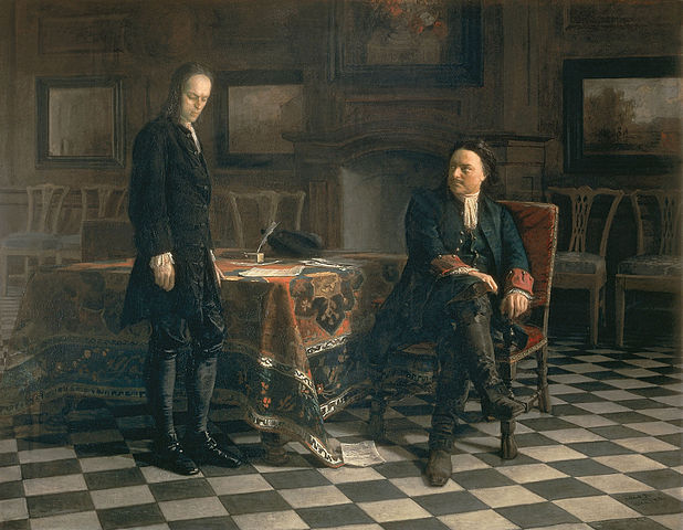 File:Peter the Great Interrogating the Tsarevich Alexei Petrovich.jpg
