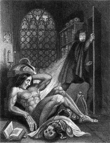 File:Frontispiece to Frankenstein 1831.jpg