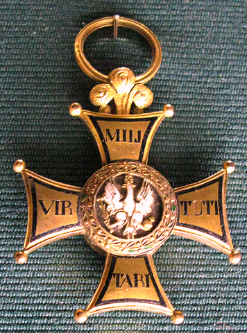 File:Golden Cross of Virtuti Militari Order from 1813.png