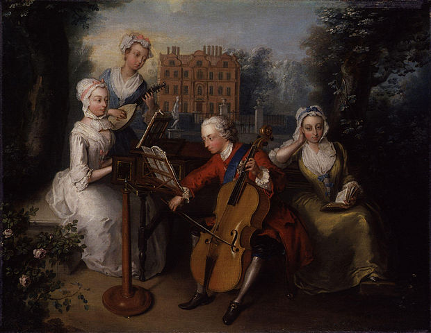 File:Frederick, Prince of Wales, and his sisters by Philip Mercier.jpg