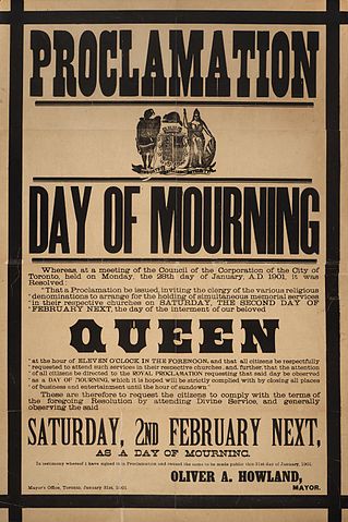 File:Proclamation - Day of mourning in Toronto for Queen Victoria February 2, 1901.jpg