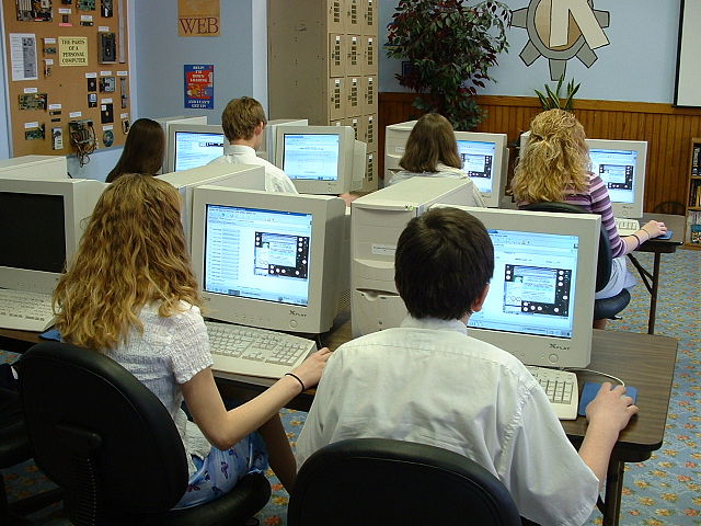 File:Students taking computerized exam.jpg