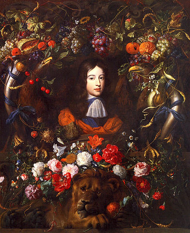 File:Jan davids de heem-fleurs avec portrait guillaume III d'Orange.jpg