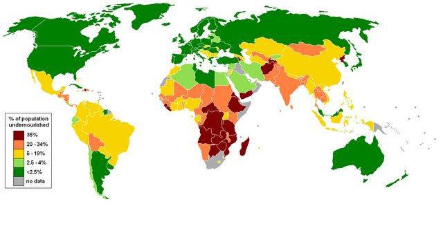 File:Percentage population undernourished world map.PNG