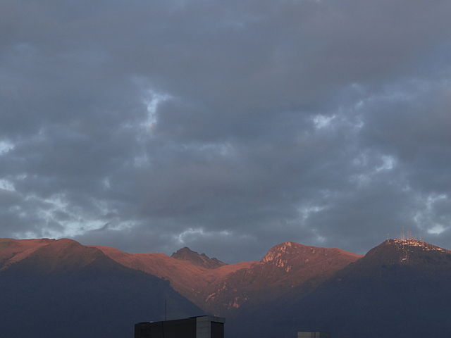 File:Sunrise at Pichincha in Quito Ecuador.JPG