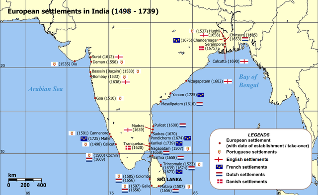 File:European settlements in India 1501-1739.png