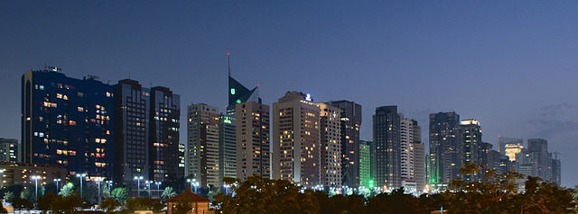 File:Abu Dhabi skyline night (Nepenthes).jpg