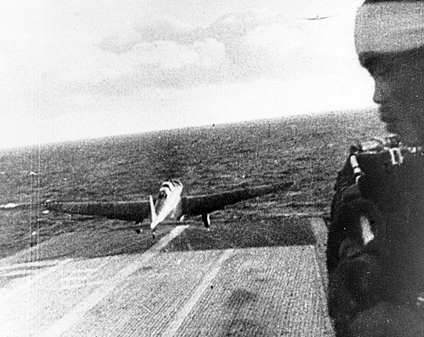 File:Jap plane leaves Shokaku-Pearl Harbor.jpg