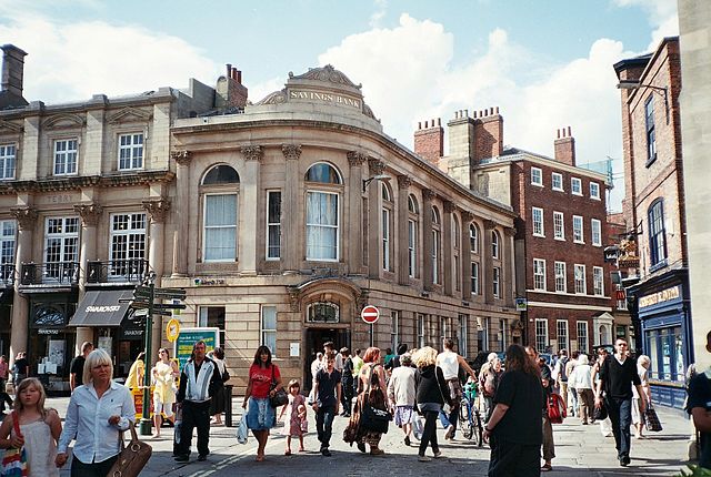 File:Former Savings Bank, St Helen's Square, York.jpg