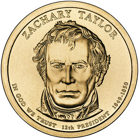 File:Zachary Taylor Presidential $1 Coin obverse.jpg