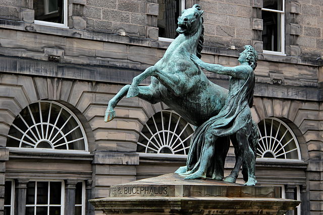 File:Alexander & Bucephalus by John Steell.JPG