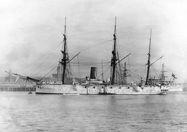 File:HMS Calliope in port.jpg