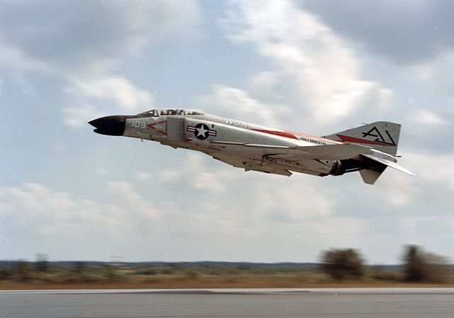 File:F-4B VF-74 taking off 1961.jpg