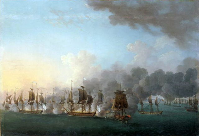 File:Combat naval de Louisbourg 1781.jpg