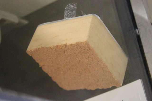 File:Space Shuttle external tank foam block.JPG