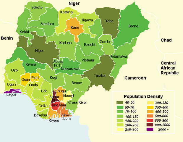 File:Population density map of Nigerian states - English.png