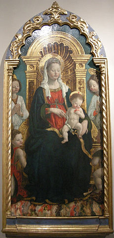 File:Giovanni martino spanzotti, madonna col bambino in trono e quattro angeli, 1475-80.JPG