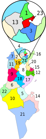 File:Governorates of Tunisia.svg