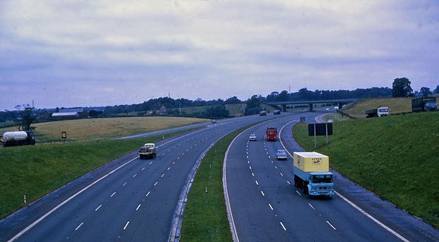 File:M6 motorway, Cheshire, 1969.jpg
