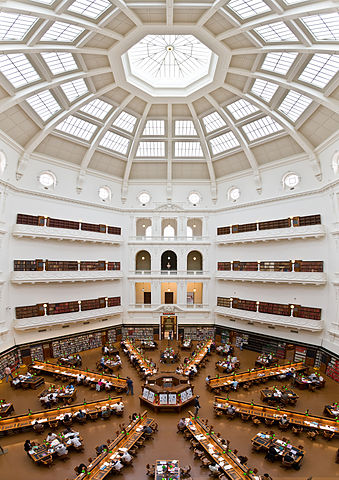 File:State Library of Victoria La Trobe Reading room 5th floor view.jpg