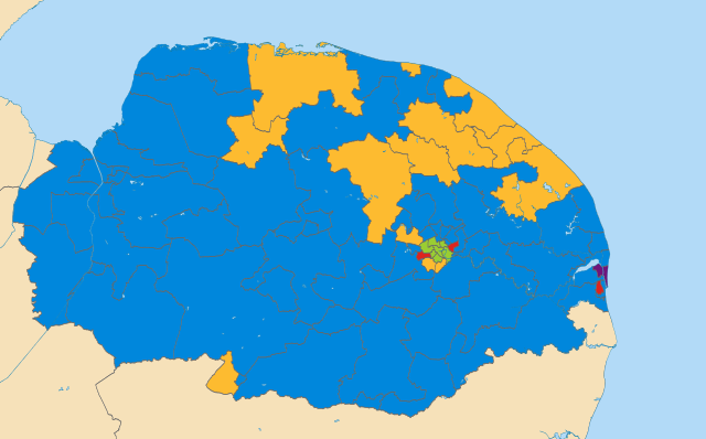 File:Norfolk County Council election 2009 map.svg