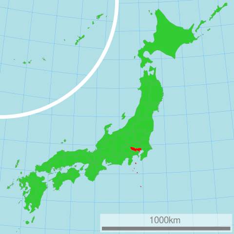 File:Map of Japan with highlight on 13 Tokyo prefecture.svg