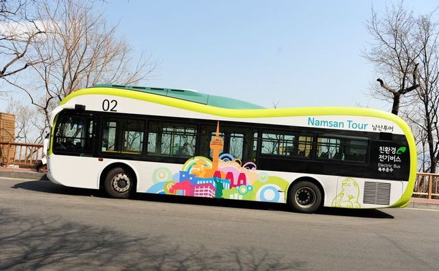 File:Namsan electric bus in Seoul, South Korea.JPG