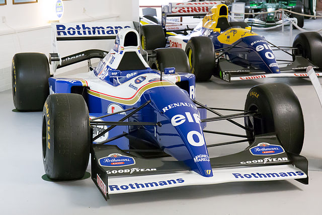 File:Williams FW16B and FW15C Donington Grand Prix Collection.jpg