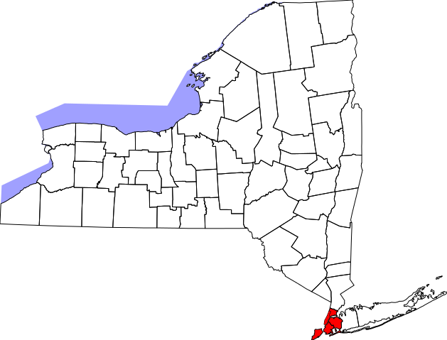 File:Map of New York Highlighting New York City.svg