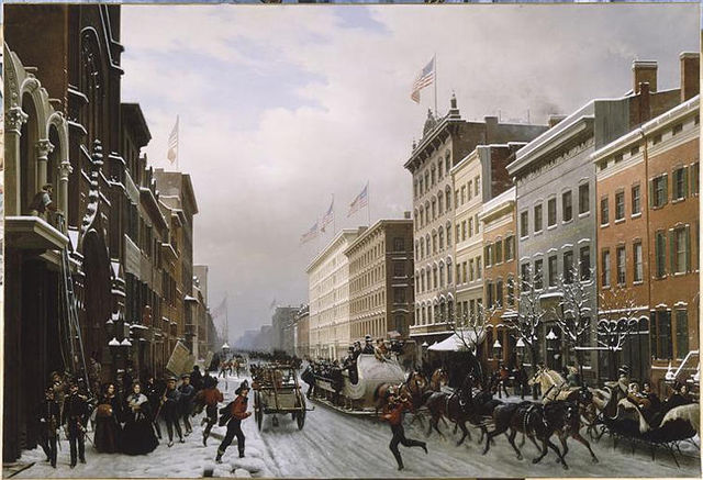 File:Hippolyte Sebron - Rue De New-York En 1840.jpg
