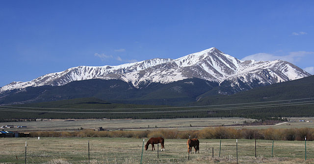 File:Mount Elbert and horses.jpg