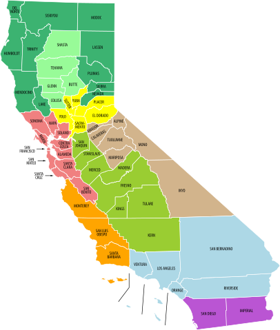 File:California economic regions map (labeled and colored).svg