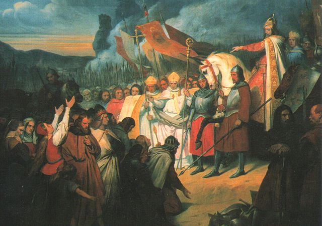 File:Ary Scheffer, Charlemagne re&ccedil;oit la soumission de Widukind &agrave; Paderborn, (1840).jpg