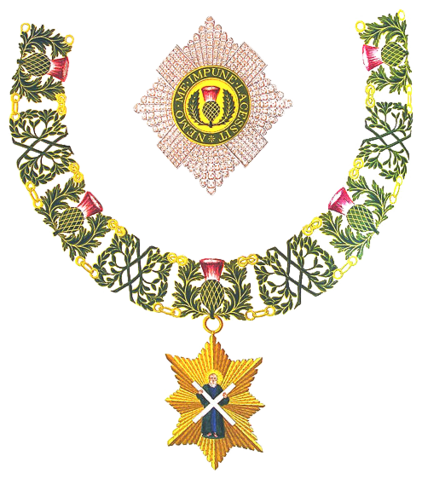 File:Insignia of Knight of the Thistle.png