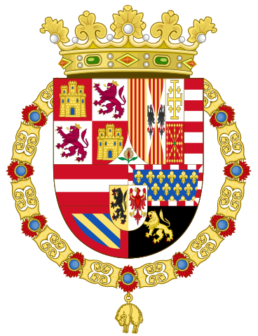 File:Coat of Arms of Philip II of Spain (1558-1580).svg