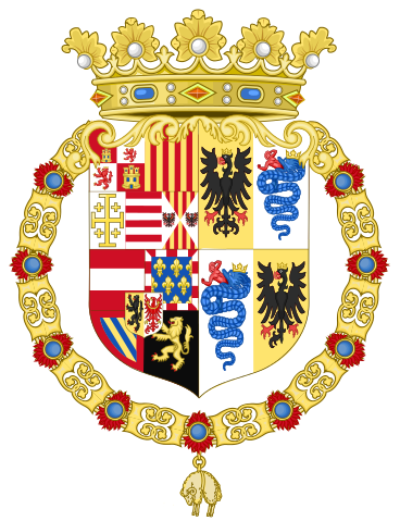 File:Coat of Arms of Philip II of Spain as Monarch of Milan (1558-1580).svg